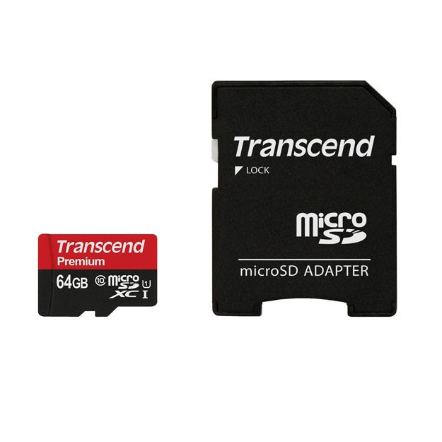 Transcend 64GB MicroSDXC Class10 U1, 400x