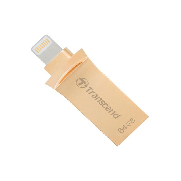Transcend 64GB JetDrive Go 500, USB 3.1 Gold, for IOS