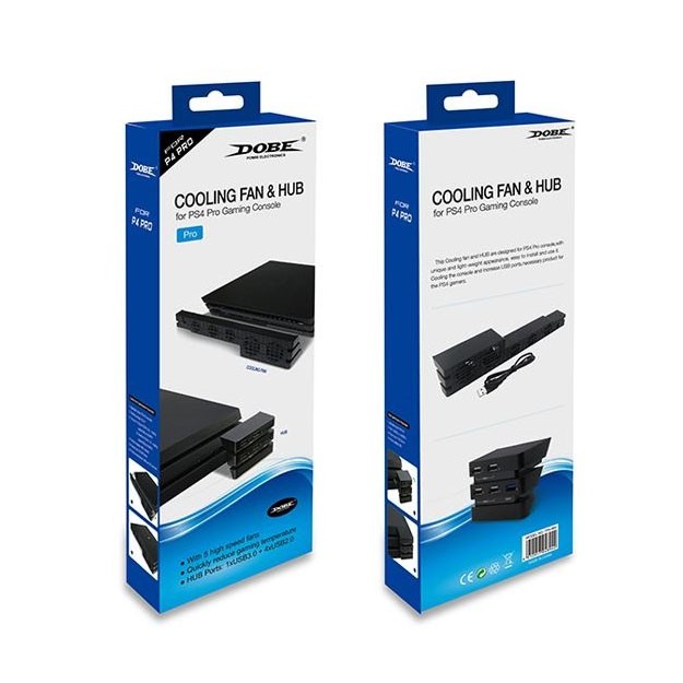 Система охлаждения cooling fan + разветвитель USB HUB для PS4 pro