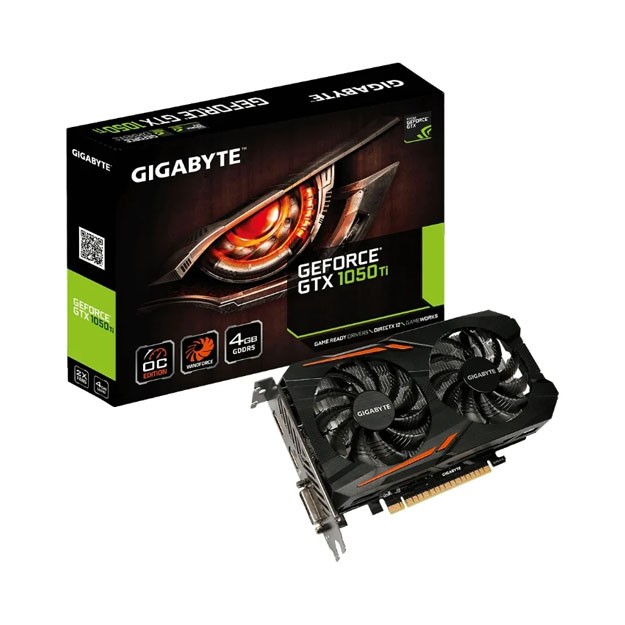 Videokarta GigaByte - 4GB GTX1050Ti OC 128bits GDDR5 GV-N105TOC-4GD