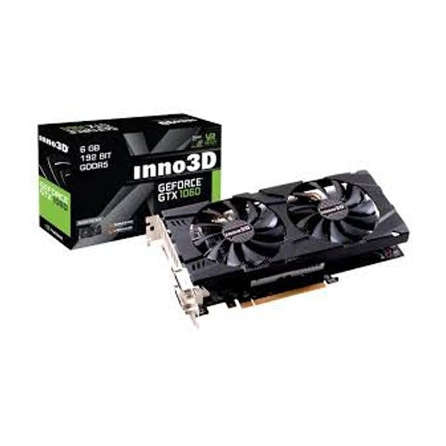 Видеокарта Inno 3D - 6GB GeForce GTX1060 TwinX 192Bits GDDR5