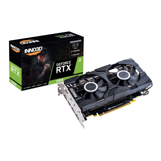 Videokarta Inno 3D - 6GB GeForce RTX2060 TwinX2 GDDR6