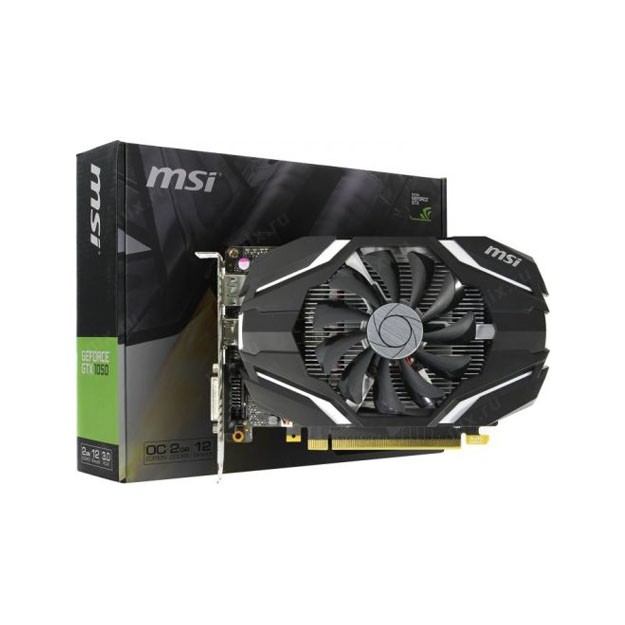 Videokarta MSI - 2GB GeForce GTX 1050 OC DDR5