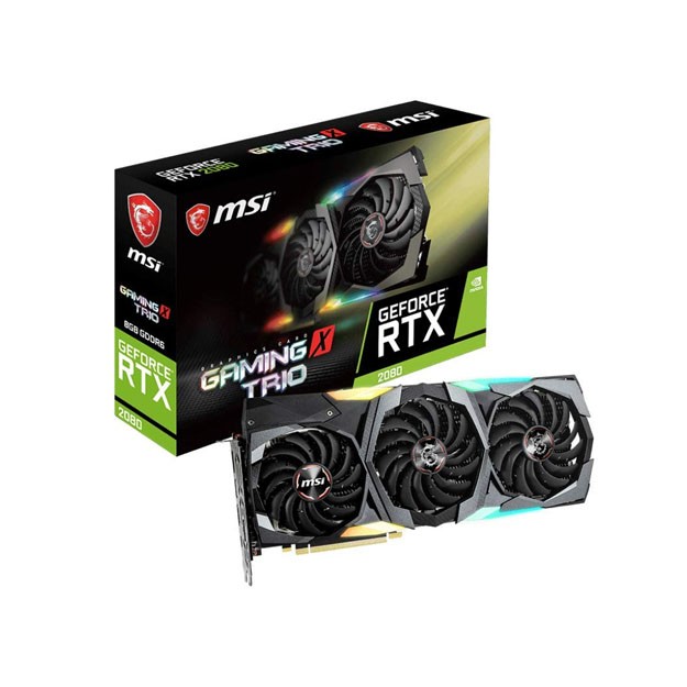 Videokarta MSI - 8GB GeForce RTX 2080 GamingX Trio DDR6