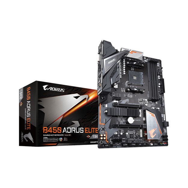 Kompyuter platasi Gigabyte AMD AM4 B450 AORUS Elite DDR4 (GAB45ARSE-00-G)