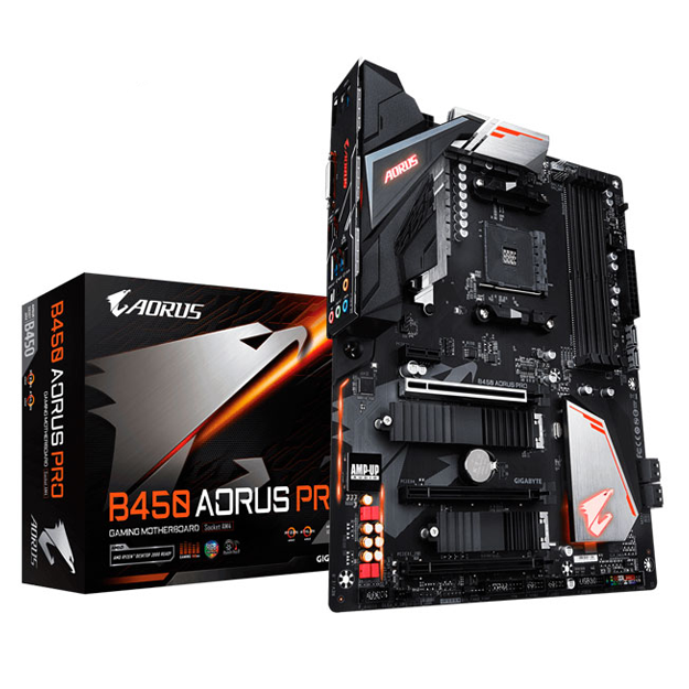 Kompyuter platasi Gigabyte AMD AM4 B450 AORUS PRO DDR4 (GAB45ARSP-00-G)