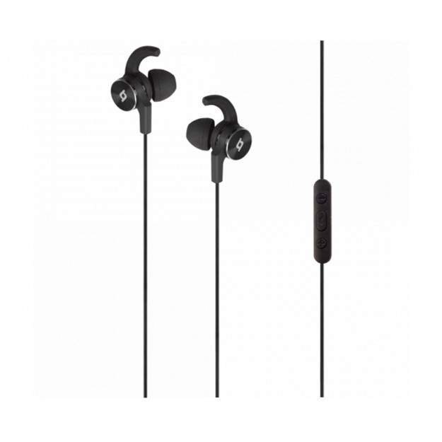 Ttec Echo Fit In-Ear Headphones with Built-in Remote, with magnet Black 2KM112S