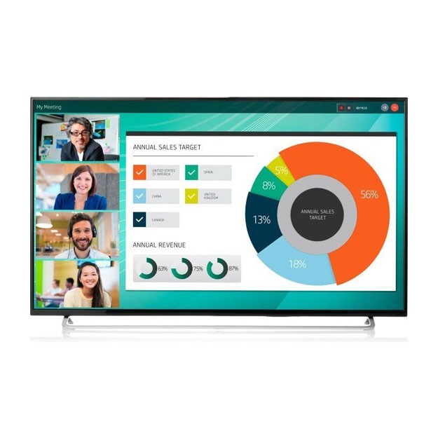 Монитор HP - LD5512 Display Monitor HDMI, 4K UHD (3840x2160) (2YD85AA), Black