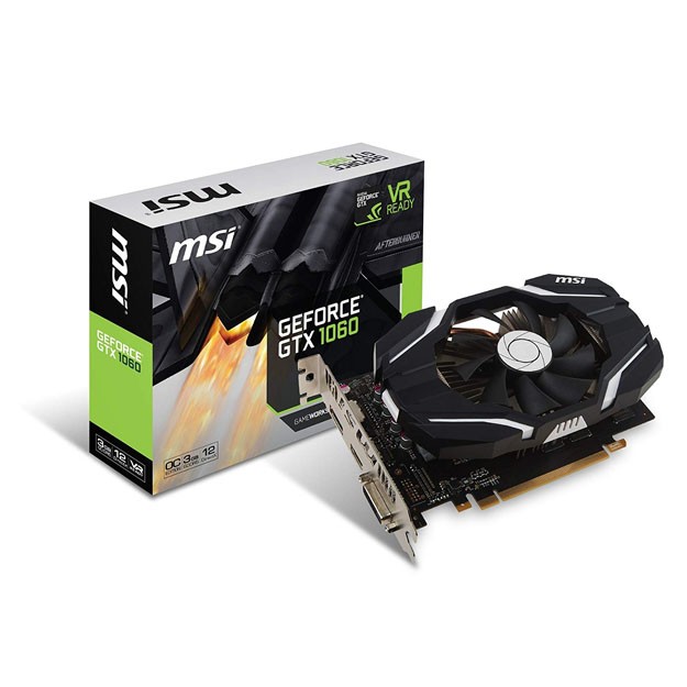Видеокарта MSI - 3GB GeForce GTX 1060 OCV1 DDR5