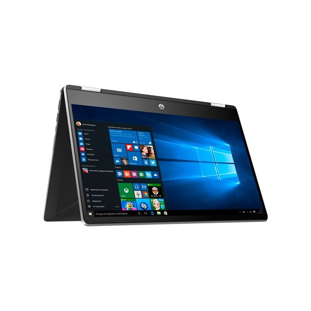 HP Pavilion x360 14-dh0030ur 14.0" FHD IPS Touch, i5-8265UQ, 8GB RAM, 256GB, UMA, FreeDOS, noODD, Natural Silver FF (7VS80EA)