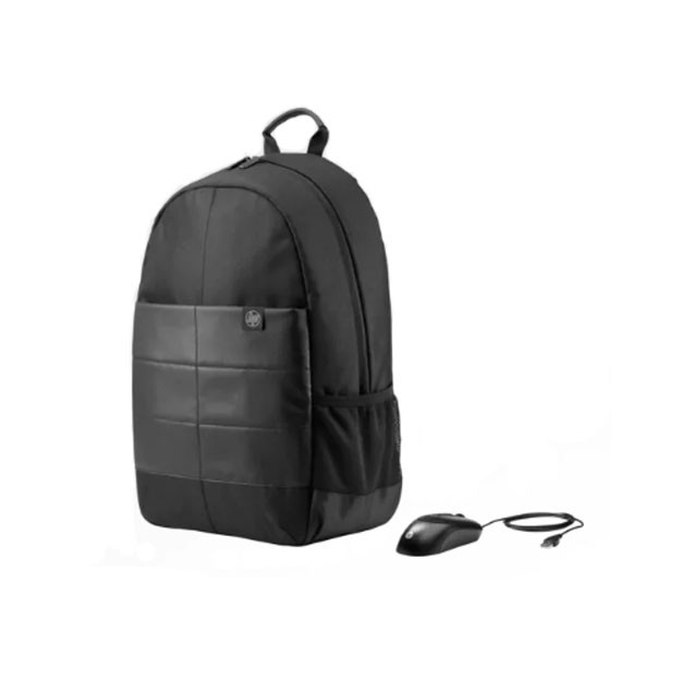Noutbuk uchun ryukzak HP 15.6" Classic Backpack and Mouse (1FK04AA)
