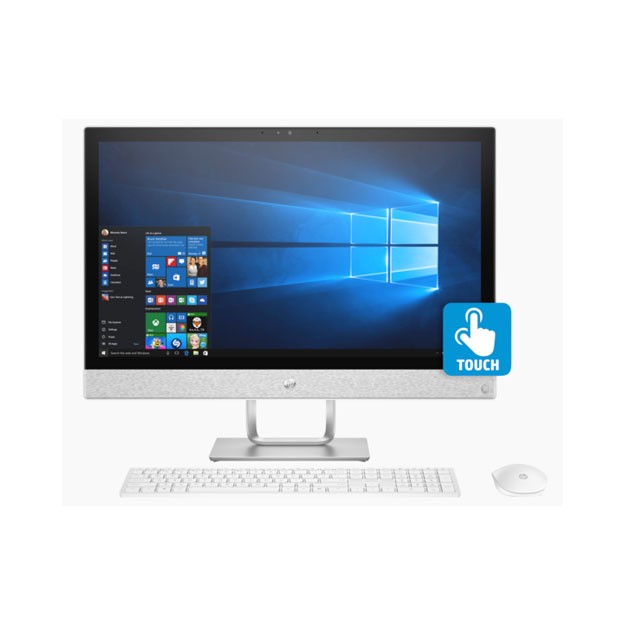 HP Pavilion AiO 27-xa0045ur 27" touch, LCD 27 LED FHD BV TOUCH, i5-8400T, 8GB, 1TB, noODD, 4GB, FreeDOS, White (5KP64EA)