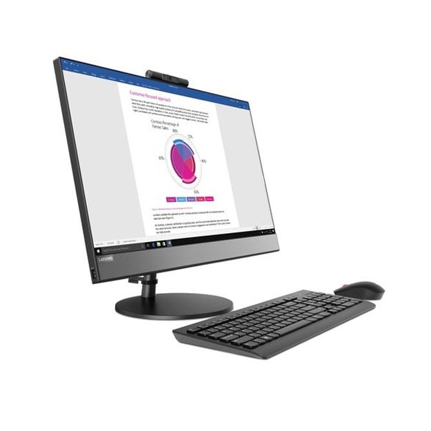 Lenovo IdeaCentre V530-24ICB 23.8" FHD antiglare, i3-8100T, 4GB DDR4 2666, 1000GB, ODD, UMA, FreeDOS, Black (10UW0003RU)