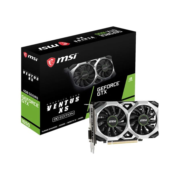 Videokarta MSI - GeForce GTX 1650 Ventus XS 4G OC GDDR5 128bit
