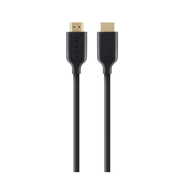 Belkin HDMI (AM/AM) High Speed Ethernet 1m, 4K/Ultra HD, Gold-Plated (F3Y021bt1M)