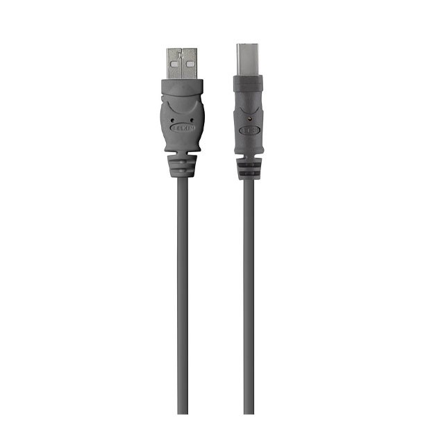 Belkin USB 2.0 (AM/BM) DSTP, Premium Printer Cable 1.8m, Black (F3U154bt1.8M)