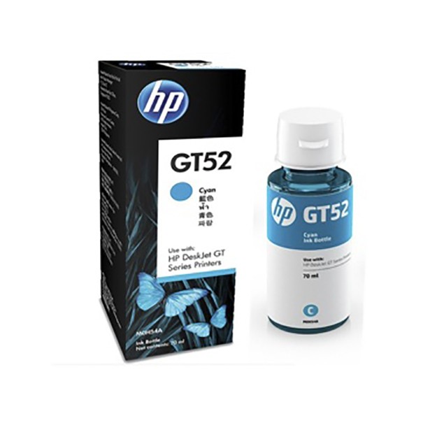 HP GT52 Cyan Printer Ink Tank (115, 315, 415) uchun