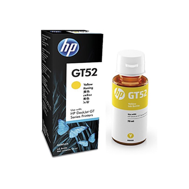 HP GT52 Yellow Чернила для струйного принтера Ink Tank (115, 315, 415)
