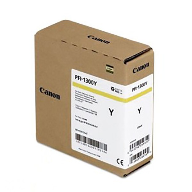 Canon Pigment Ink Tank PFI-1300 Yellow Чернила для iP PRO-2000, PRO-4000, PRO-4000S, PRO-6000S