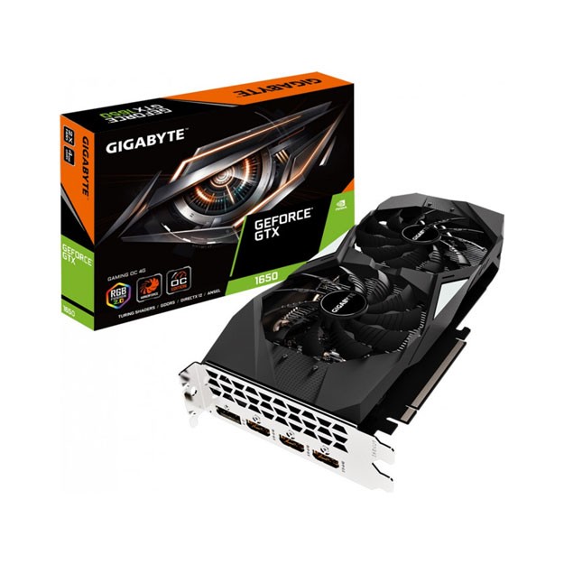 GigaByte - 4GB GTX1650 Gaming GDDR5 GV-N1650GAMING OC - 4GD 128bit