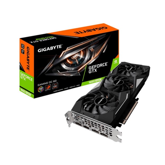 GigaByte - 6GB GTX1660 Super Gaming OC GDDR5 GV-N166SGAMING OC-6GD 192bit