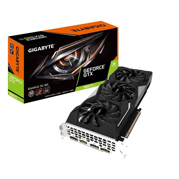 GigaByte - 6GB GTX1660Ti Gaming OC GDDR5 GV-N166TGAMING OC-6GD 192bit