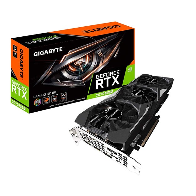 GigaByte - 8GB RTX 2070 SUPER GAMING OC 3X 8G GDDR6 GV-N207SGAMING OC-8GD 256bit