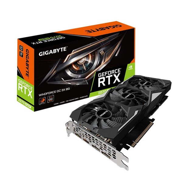 GigaByte - 8GB RTX 2070 SUPER WINDFORCE OC 3X 8G DDR6 GV-N207SWF3OC-8GD 256bit