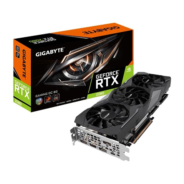 GigaByte - 8GB RTX 2080 Gaming RGB GDDR6 GV-N2080GAMING-8GC 256bit