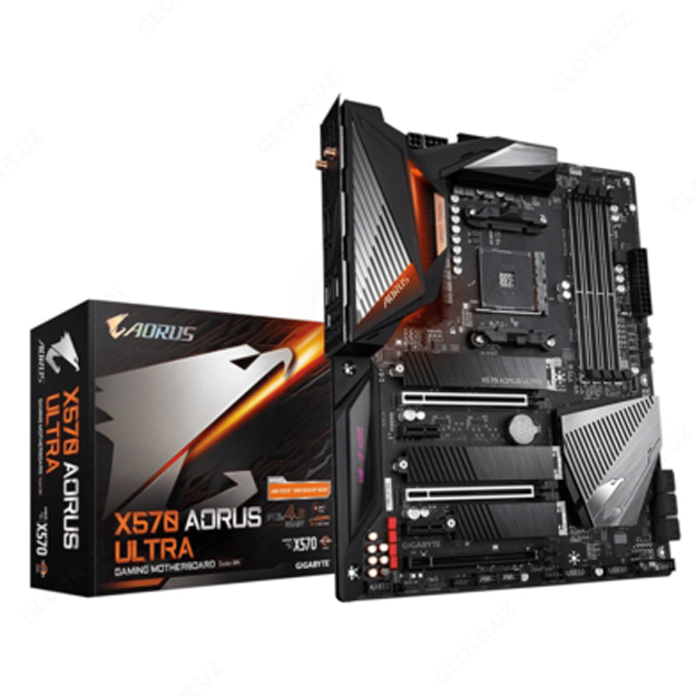 Kompyuter platasi GigaByte AMD AM4 X570 AORUS Ultra Gaming DDR4