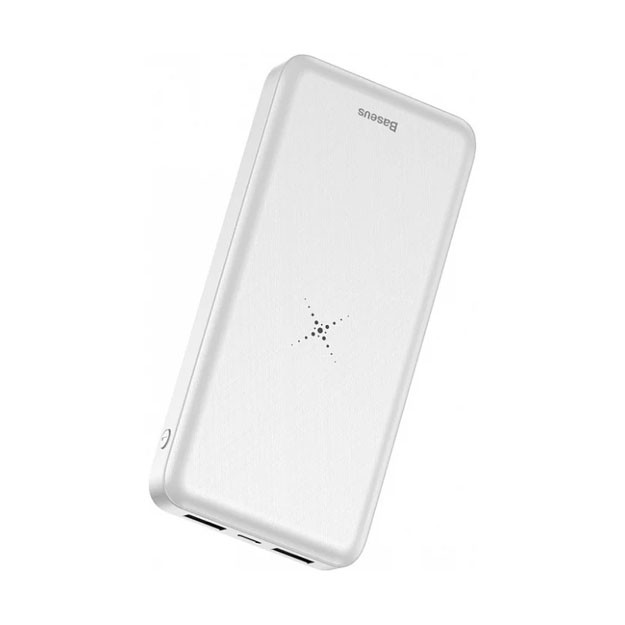 Baseus M36 Wireless Charger Power Bank 10000 mAh, White
