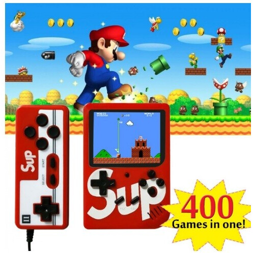 Sup Game Box O‘yin pristavkasi joystiklar bilan + 400 o‘yin (dendy)