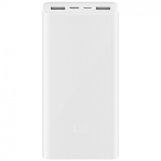 Xiaomi Mi Power Bank 3 20000 mAh USB-C, White (PLM18ZM)