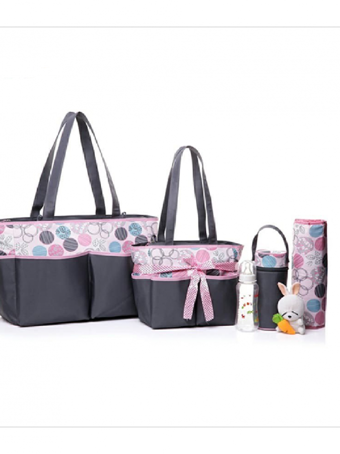 Набор сумок помощниц для мамы Colorland (Black&Pink)