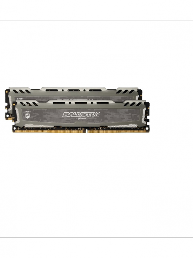 Crucial DDR4 16GB KIT (8GBx2) 2666mhz Ballistix Sport LT Gray CL16