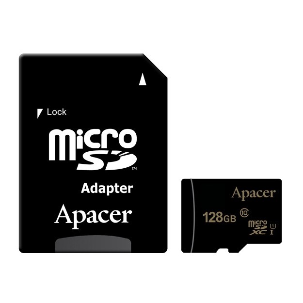 Apacer microSDXC/SDHC 128GB UHS-I U1 Class 10 (AP128GMCSX10U1-R)