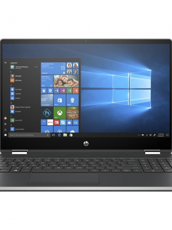 HP Pavilion x360 - 15-dq1000ur, 15.6 FHD IPS Narrow Border, i3-10110U, 4GB DDR4, 256GB SSD, UMA, W10H6 SL, Natural (9PU45EA)