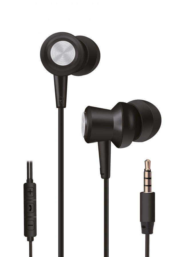 2E Accessories Earphones A1 ErgonomicFit, Black (2E-IEA1BK)