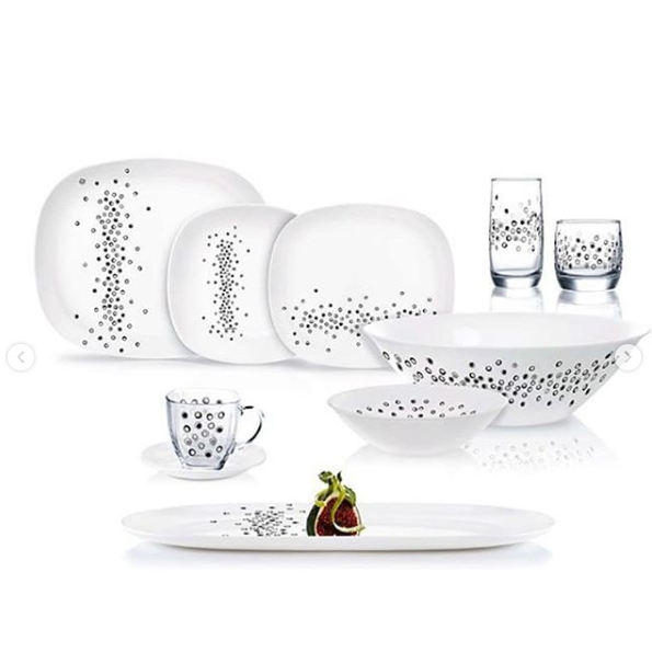 Столовый сервиз Luminarc Sweet Line Pointelle 50 предметов