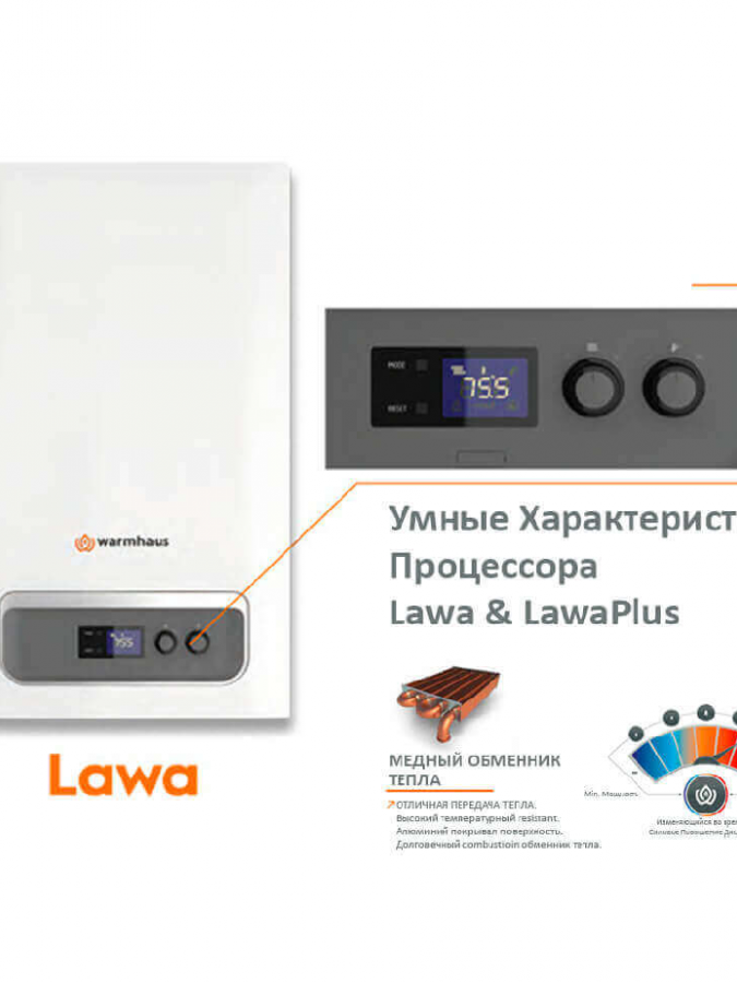 Настенный котел Warmhaus Lawa 33