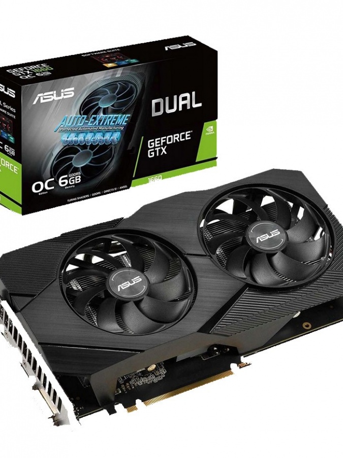 Asus Dual GeForce GTX 1660 6GB OC Edition GDDR5 EVO (DUAL-GTX1660-O6G-EVO)
