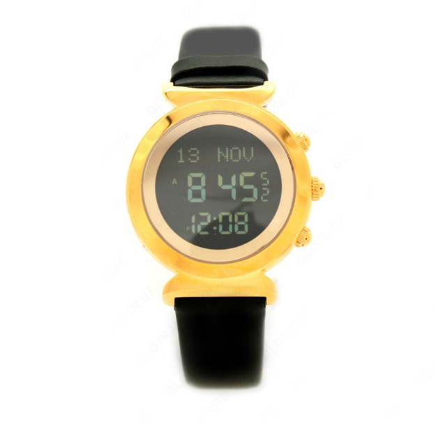Al-Harameen HA-6351 Classic watch Black/Gold Женские