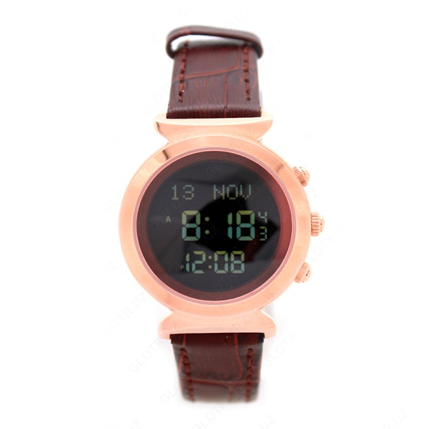 Al-Harameen HA-6351 Classic watch Red/Gold Женские