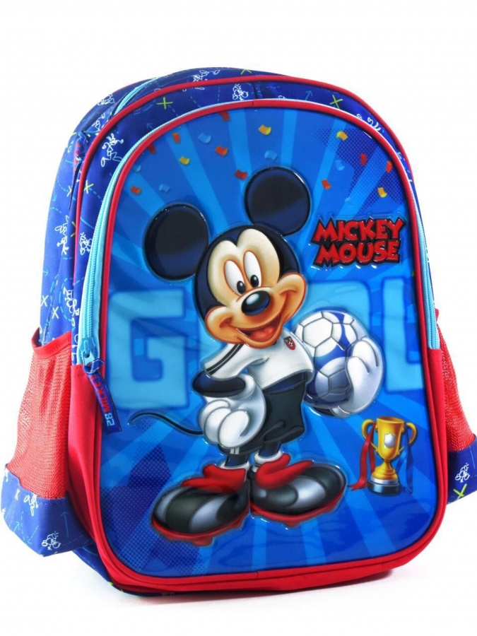 Bolalar maktab ryukzaklari Mickey Mouse, Dark Blue-Red