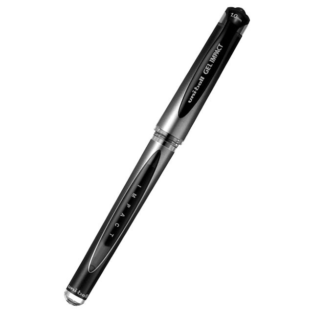 Gelli ruchka Uniball GEL IMPACT (1.0mm/Black), 10 dona