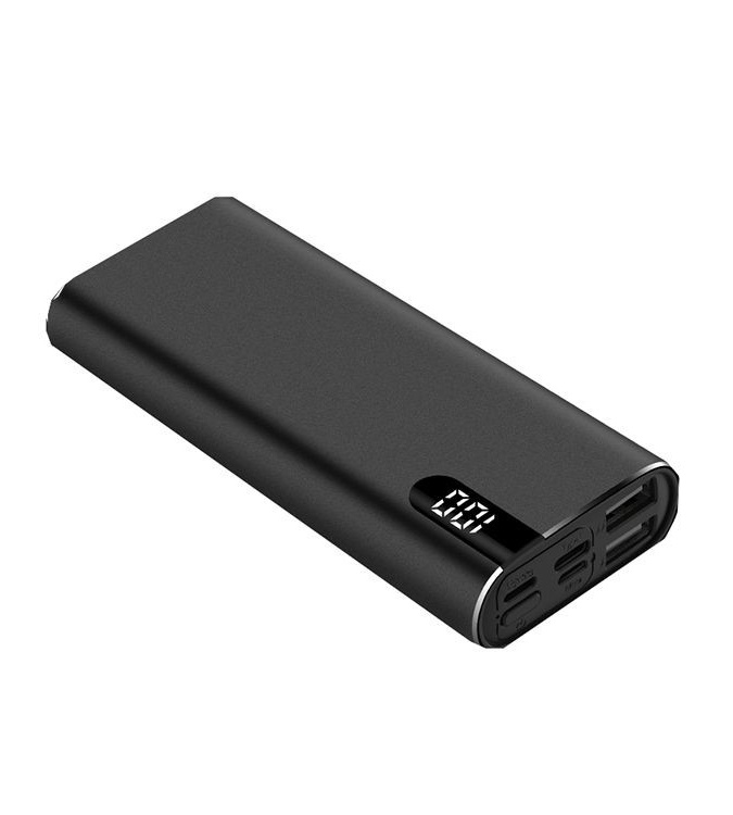 XO Power Bank PR102 MINI  full capactity 10000 mAh, Black