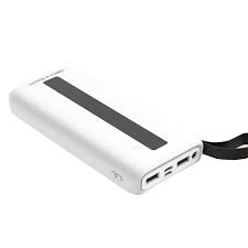 XO Power Bank PR104 full capacity 20000 mAh, White