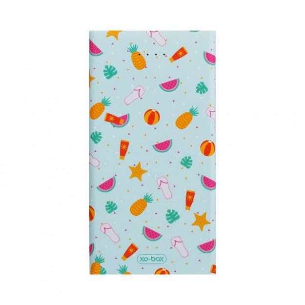 XO Power Bank PB28 13000 mAh, Light blue- pineapple