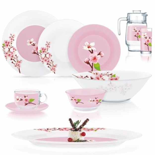 Carine Ming Black Garden Rose Q0926 Luminarc