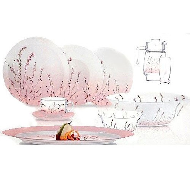 Столовый сервиз Trompette N2142 46 предметов Luminarc